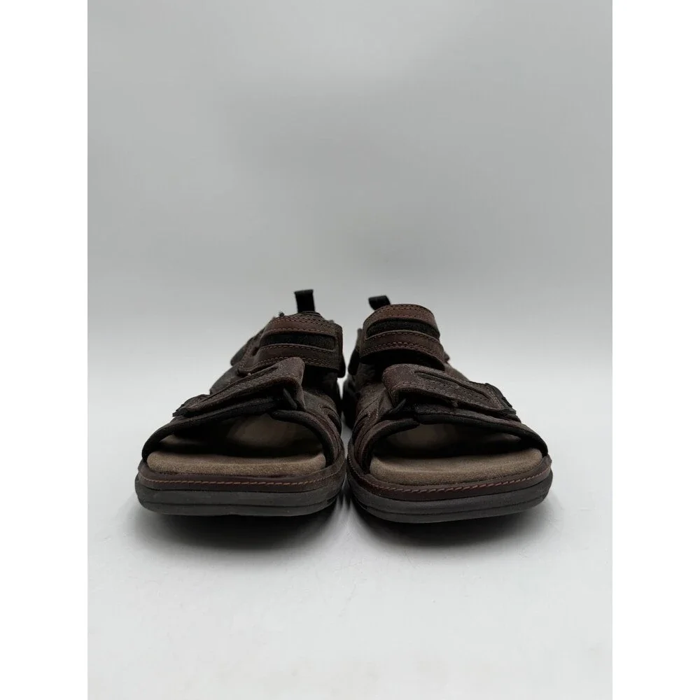 Clarks HUDSON 71812 Men's NEW Fisherman-Style Sandal Brown US Size 7 M